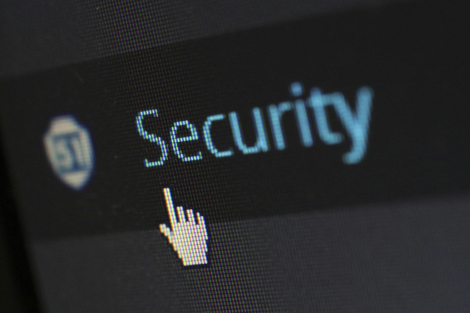 Padlock on a keyboard representing data security
