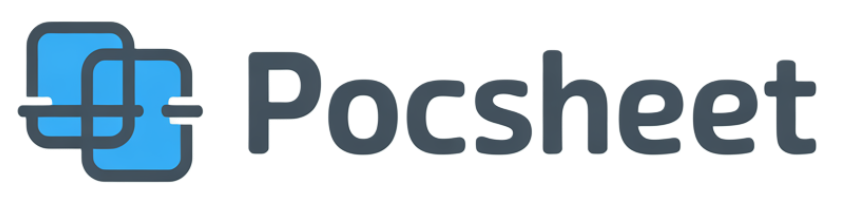 POCsheet - Logo
